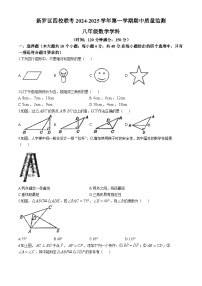 福建省龙岩市新罗区龙岩二中、龙岩七中等校2024-2025学年八年级上学期11月期中数学试题(无答案)