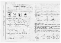 甘肃省陇南市康县2024-2025学年八年级上学期10月期中数学试题