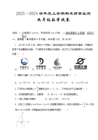 2023-2024学年江西省宜春市高安市九年级（上）期末数学试卷