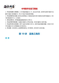 第19讲 直角三角形（3考点 22题型 7类型）（讲义）-2024年中考数学一轮复习讲义（全国通用）