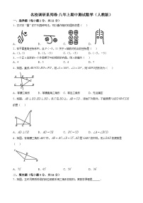 吉林省名校调研系列试卷2024—2025学年上学期八年级数学期中测试卷