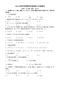 广西来宾市兴宾区2024-2025学年七年级上学期期中教学质量调研数学试卷