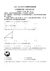 2023-2024学年福建省漳州市九年级（上）期末数学试卷
