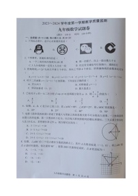 2023-2024学年安徽省马鞍山市和县九年级（上）期末数学试卷