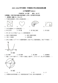 江苏省扬州市高邮市2023-2024学年九年级上学期期末数学试题