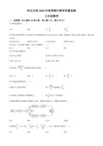 2024～2025学年湖南省岳阳市湘阴县岭北五校联考七年级(上)期中数学试卷(含答案)