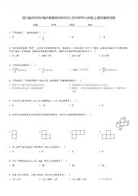 2023-2024学年四川省泸州市泸县泸县第四中学七年级(上)期末数学试卷(含解析)