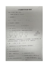河南省郑州外国语中学2024-2025学年七年级上学期期中数学试题