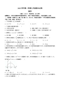 2023-2024学年浙江省台州市路桥区九年级（上）期末数学试卷