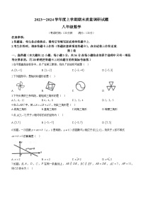 广西壮族自治区百色市2023-2024学年八年级上学期期末数学试题