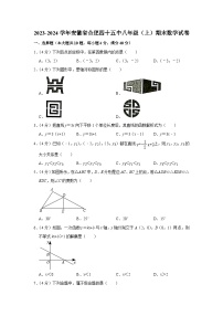 2023-2024学年安徽省合肥四十五中八年级（上）期末数学试卷