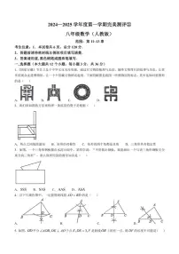 2024～2025学年河北省邢台市南宫市八年级(上)期中数学试卷(含答案)