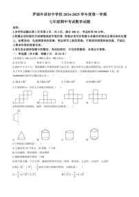 2024～2025学年广东省深圳市罗湖外语初中学校七年级(上)期中数学试卷(含答案)