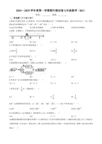 河南省安阳市2024～2025学年七年级(上)期中数学试卷(含答案)