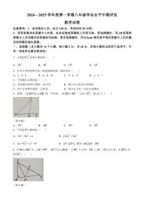 河北省唐山市古冶区2024——2025学年八年级(上)数学期中试卷(含答案)