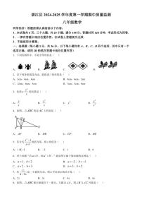 贵州省铜仁市碧江区2024～2025学年八年级(上)期中数学试卷(含答案)