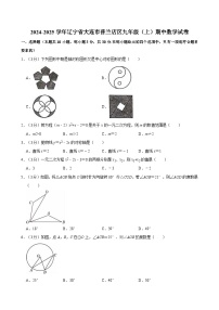 辽宁省大连市普兰店区2024-2025学年九年级上学期期中考试数学试卷