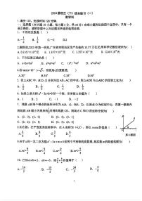 广东省江门市新会区新会葵城中学2023—2024学年下学期3月月考九年级数学试题