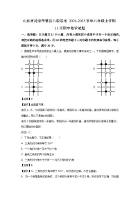 2024-2025学年山东省菏泽市曹县八校联考八年级(上)11月期中数学试卷(解析版)