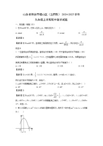 2024-2025学年山东省烟台市福山区(五四制)九年级(上)期中数学试卷(解析版)