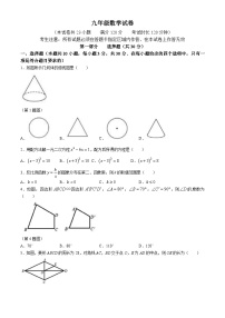 辽宁省沈阳市于洪区2024-2025学年九年级上学期期中数学试卷