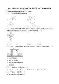 江苏省连云港市东海县2024-2025学年八年级上学期期中数学试卷