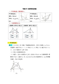 全国通用  中考数学 二次函数压轴题专题练习 05面积转化问题（不含答案版）