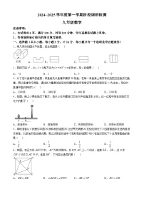 陕西省咸阳市秦都区实验中学2024-2025学年九年级上学期11月期中数学试题