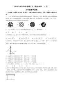 河南省洛阳市老城区2024～2025学年九年级(上)期中数学试卷(含答案)