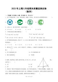 广东省兴宁市2022-2023学年八年级下学期期末考试数学试题（含答案）