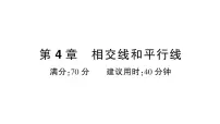 初中华东师大版（2024）4.1 相交线授课ppt课件