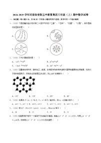 河南省安阳五中教育集团2024-2025学年八年级上学期期中数学试卷