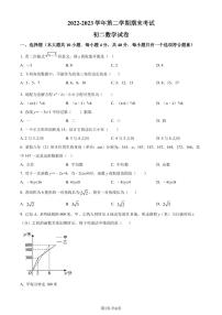 福建省厦门市湖滨中学2022-2023学年八年级下学期期末数学试题（原卷版+解析版）
