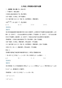 九年级上学期期末数学试题 (38)