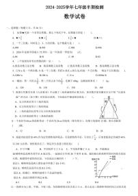 四川省眉山市仁寿县眉山天府新区2024-2025学年七年级上学期11月期中数学试题