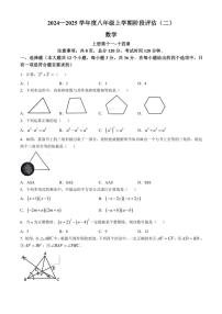 河北省廊坊市2024～2025学年八年级(上)11月月考数学试卷(含答案)