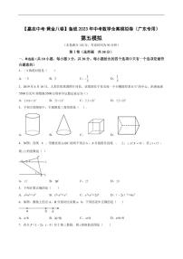 2023年广东省中考数学全真模拟卷05 （原卷版+解析版）