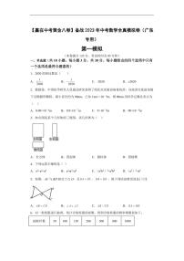 2023年广东省中考数学全真模拟卷01 （原卷版+解析版）