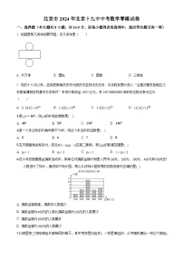2024年北京十九中中考数学中考零模试卷
