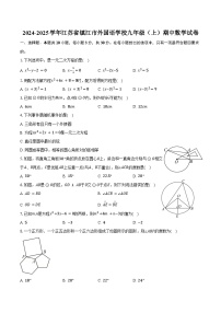 2024-2025学年江苏省镇江市外国语学校九年级（上）期中数学试卷（含答案）