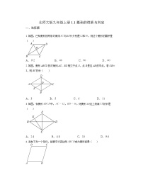 北师大版（2024）九年级上册1 菱形的性质与判定课时训练