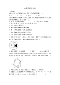 初中数学北师大版（2024）九年级上册3 正方形的性质与判定同步训练题