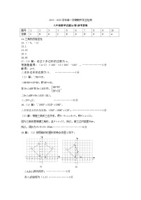 山东省滨州市无棣县2024—2025学年八年级上学期期中考试数学试题（A）