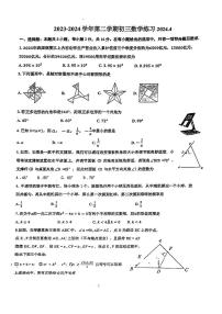 2024北京市海淀实验中学初三中考零模数学试卷