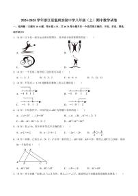 2024-2025学年浙江省温州实验中学八年级（上）期中数学试卷  含详解