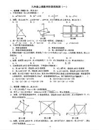 2024-2025成都七中育才学校九上数学10月月考试卷（无答案）