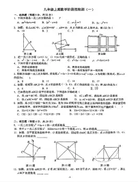 2024-2025成都七中育才学校九上数学10月月考试卷（无答案）