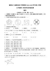 湖北省随州市曾都区八角楼教联体多校2024-2025学年九年级上学期12月联考二模数学试题(无答案)