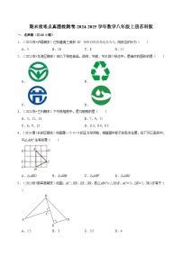 期末重难点真题检测卷-2024-2025学年苏科版数学八年级上册