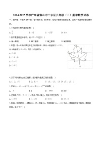 广东省佛山市三水区2024-2025学年八年级上学期期中考试数学试卷